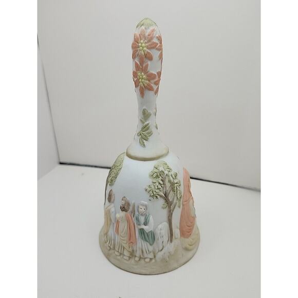 Vtg 1982 Lefton China Porcelain Nativity Bell Geo Z Christopher Collection 03431 - Picture 5 of 9